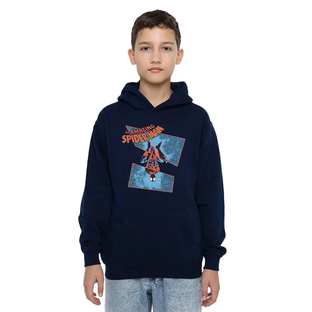 Navy - Lifestyle - Spider-Man Childrens-Kids Spidey Senses Tingling Hoodie