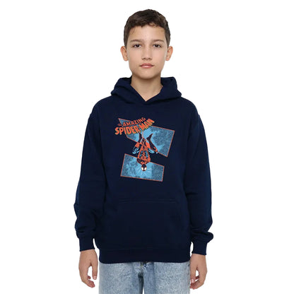 Navy - Lifestyle - Spider-Man Childrens-Kids Spidey Senses Tingling Hoodie
