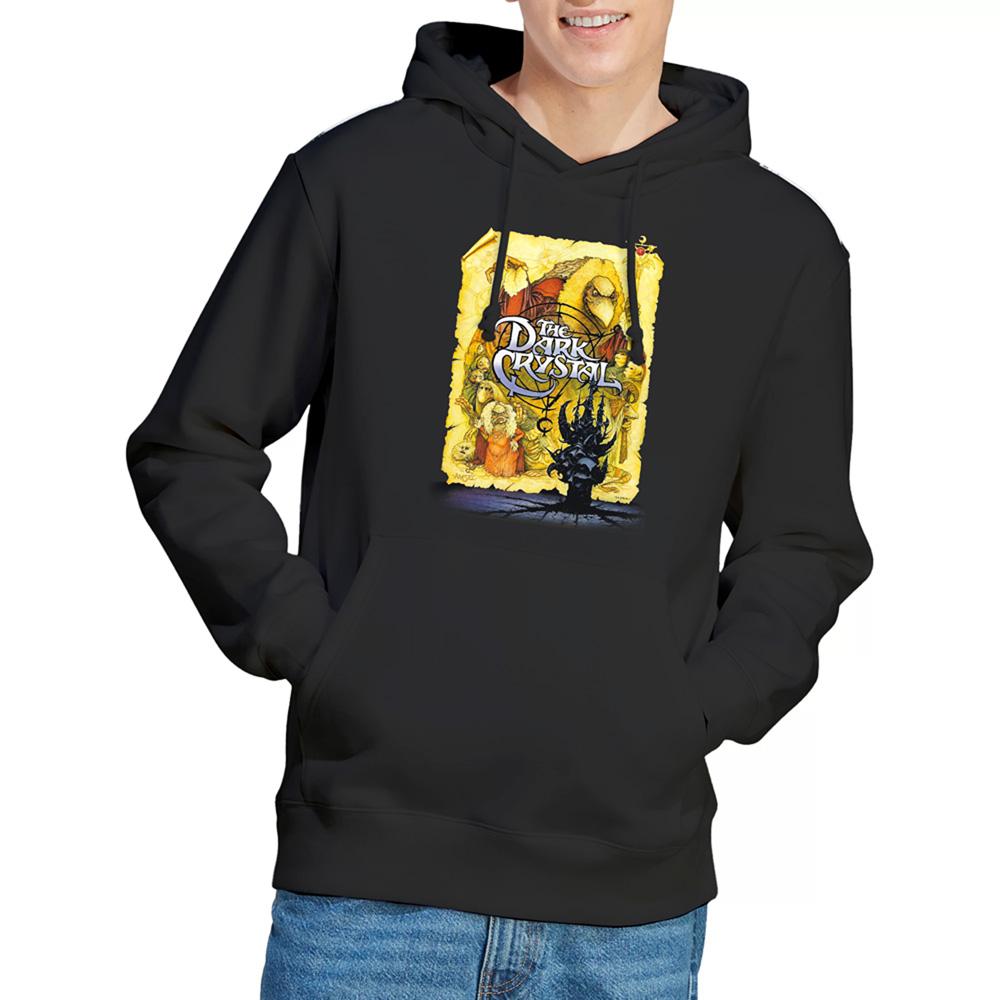 Black - Lifestyle - Dark Crystal Unisex Adult Poster Hoodie