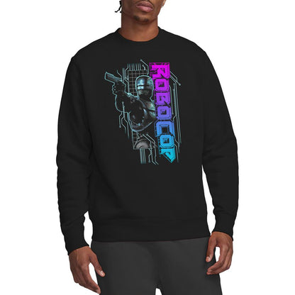 Black - Lifestyle - Robocop Unisex Adult Neon Sweatshirt