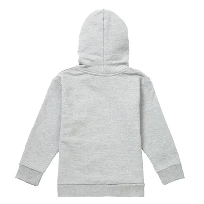 Athletic Heather - Back - Captain America Childrens-Kids Holiday Outfit Heather Pull Over Hoodie