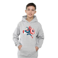 Athletic Heather - Lifestyle - Captain America Childrens-Kids Holiday Outfit Heather Pull Over Hoodie