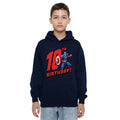 Navy - Lifestyle - Captain America Childrens-Kids 10th Birthday Pull Over Hoodie