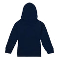 Navy - Back - Captain America Childrens-Kids Pull Over 11th Birthday Hoodie