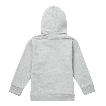 Athletic Heather - Back - Captain America Childrens-Kids 12th Birthday Heather Pull Over Hoodie