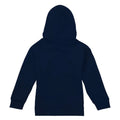 Navy - Back - Captain America Childrens-Kids Pull Over 9th Birthday Hoodie