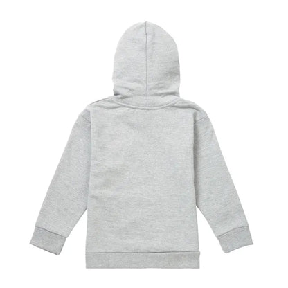 Athletic Heather - Back - Captain America Childrens-Kids 5th Birthday Heather Pull Over Hoodie