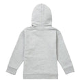 Athletic Heather - Back - Captain America Childrens-Kids Ziptone Shield Heather Pull Over Hoodie