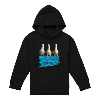 Black - Front - Finding Nemo Childrens-Kids Mine Mine Mine Hoodie