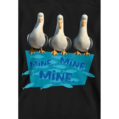 Black - Side - Finding Nemo Childrens-Kids Mine Mine Mine Hoodie