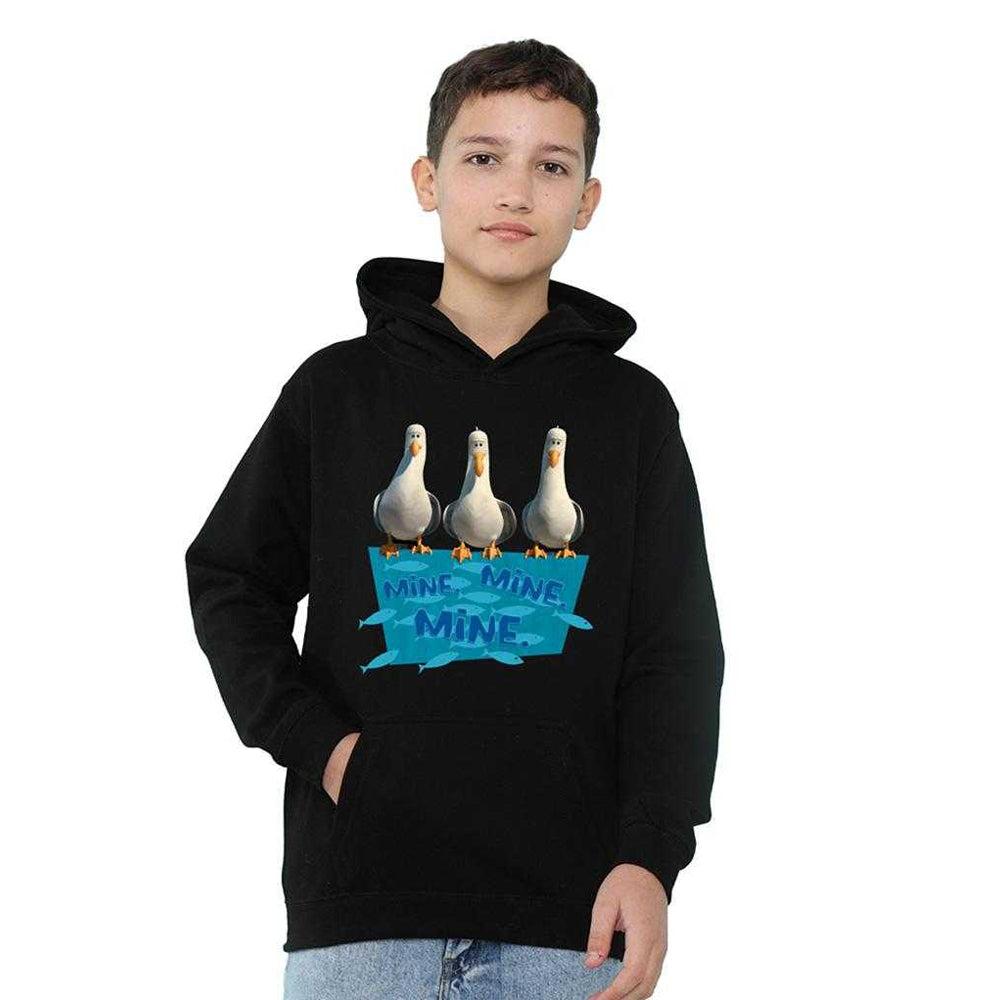 Black - Lifestyle - Finding Nemo Childrens-Kids Mine Mine Mine Hoodie