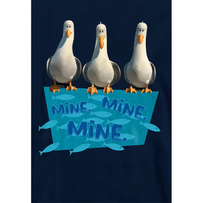 Navy - Side - Finding Nemo Childrens-Kids Mine Mine Mine Hoodie
