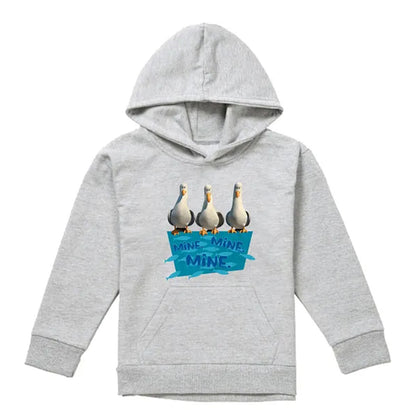 Athletic Heather - Front - Finding Nemo Childrens-Kids Mine Mine Mine Hoodie