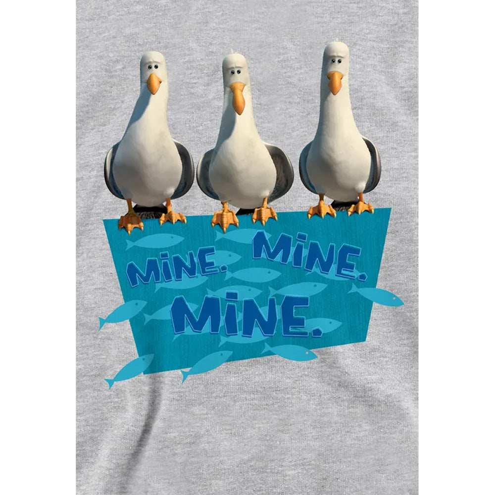 Athletic Heather - Side - Finding Nemo Childrens-Kids Mine Mine Mine Hoodie