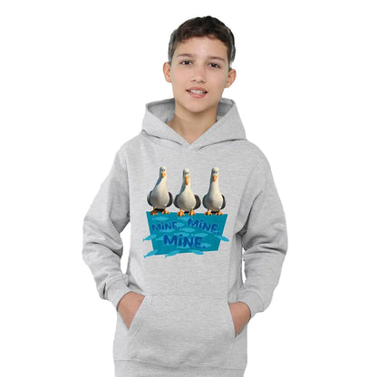 Athletic Heather - Lifestyle - Finding Nemo Childrens-Kids Mine Mine Mine Hoodie