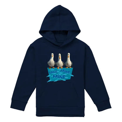 Navy - Front - Finding Nemo Childrens-Kids Mine Mine Mine Hoodie