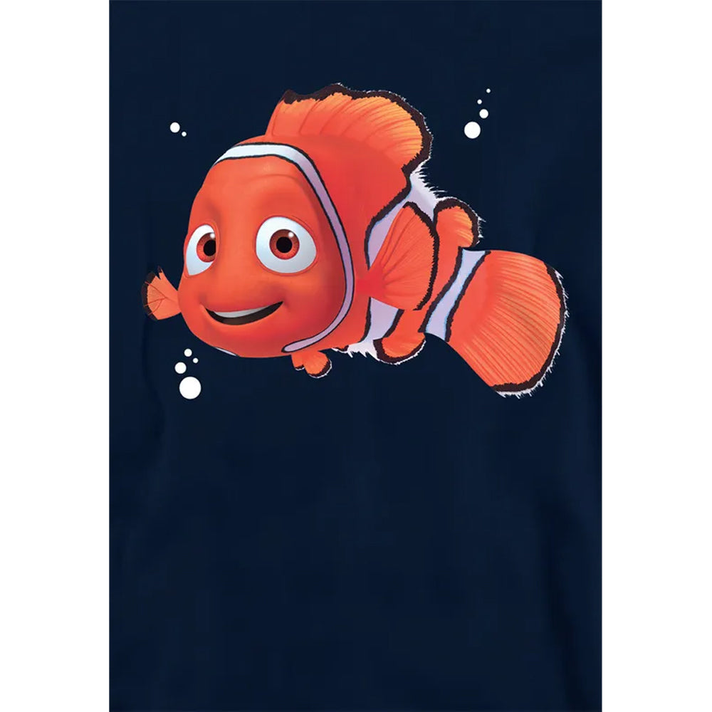 Navy - Side - Finding Nemo Childrens-Kids Nemo Ocean Hoodie