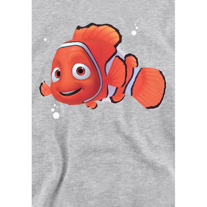 Athletic Heather - Side - Finding Nemo Childrens-Kids Nemo Ocean Hoodie