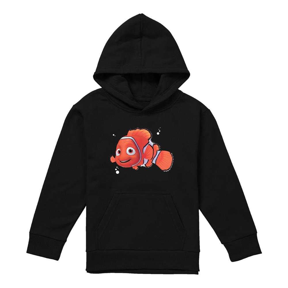 Black - Front - Finding Nemo Childrens-Kids Nemo Ocean Hoodie
