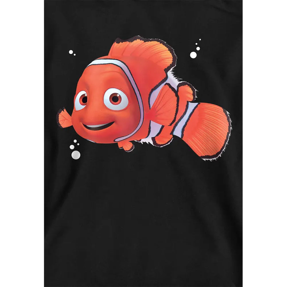 Black - Side - Finding Nemo Childrens-Kids Nemo Ocean Hoodie