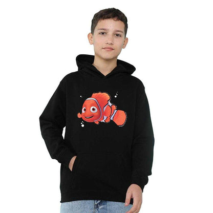 Black - Lifestyle - Finding Nemo Childrens-Kids Nemo Ocean Hoodie