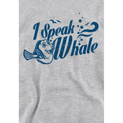 Athletic Heather - Side - Finding Nemo Childrens-Kids I Speak Whale Dory Hoodie