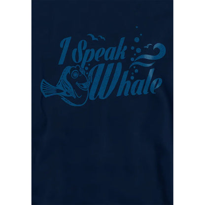 Navy - Side - Finding Nemo Childrens-Kids I Speak Whale Dory Hoodie