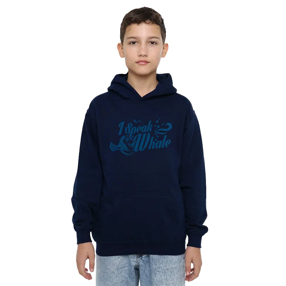 Navy - Lifestyle - Finding Nemo Childrens-Kids I Speak Whale Dory Hoodie