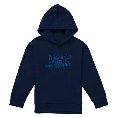 Navy - Front - Finding Nemo Childrens-Kids I Speak Whale Dory Hoodie