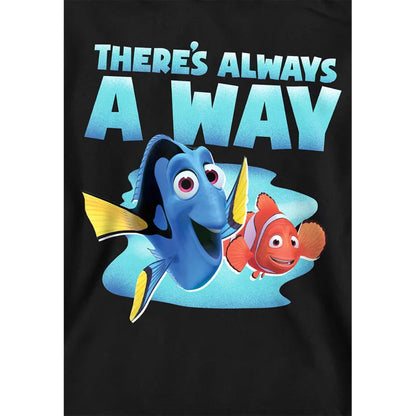 Black - Side - Finding Nemo Childrens-Kids There´s Always A Way Dory Nemo Hoodie