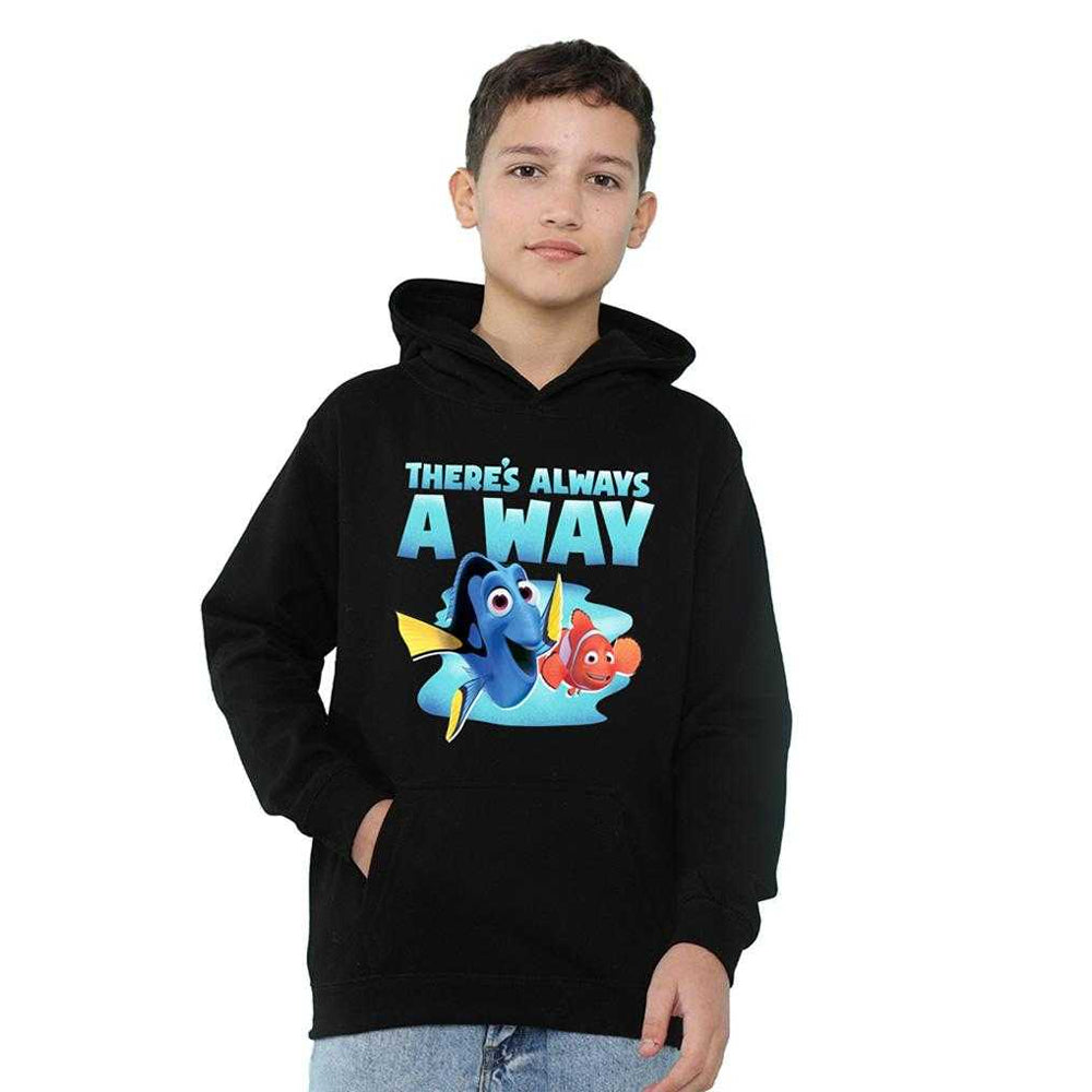 Black - Lifestyle - Finding Nemo Childrens-Kids There´s Always A Way Dory Nemo Hoodie