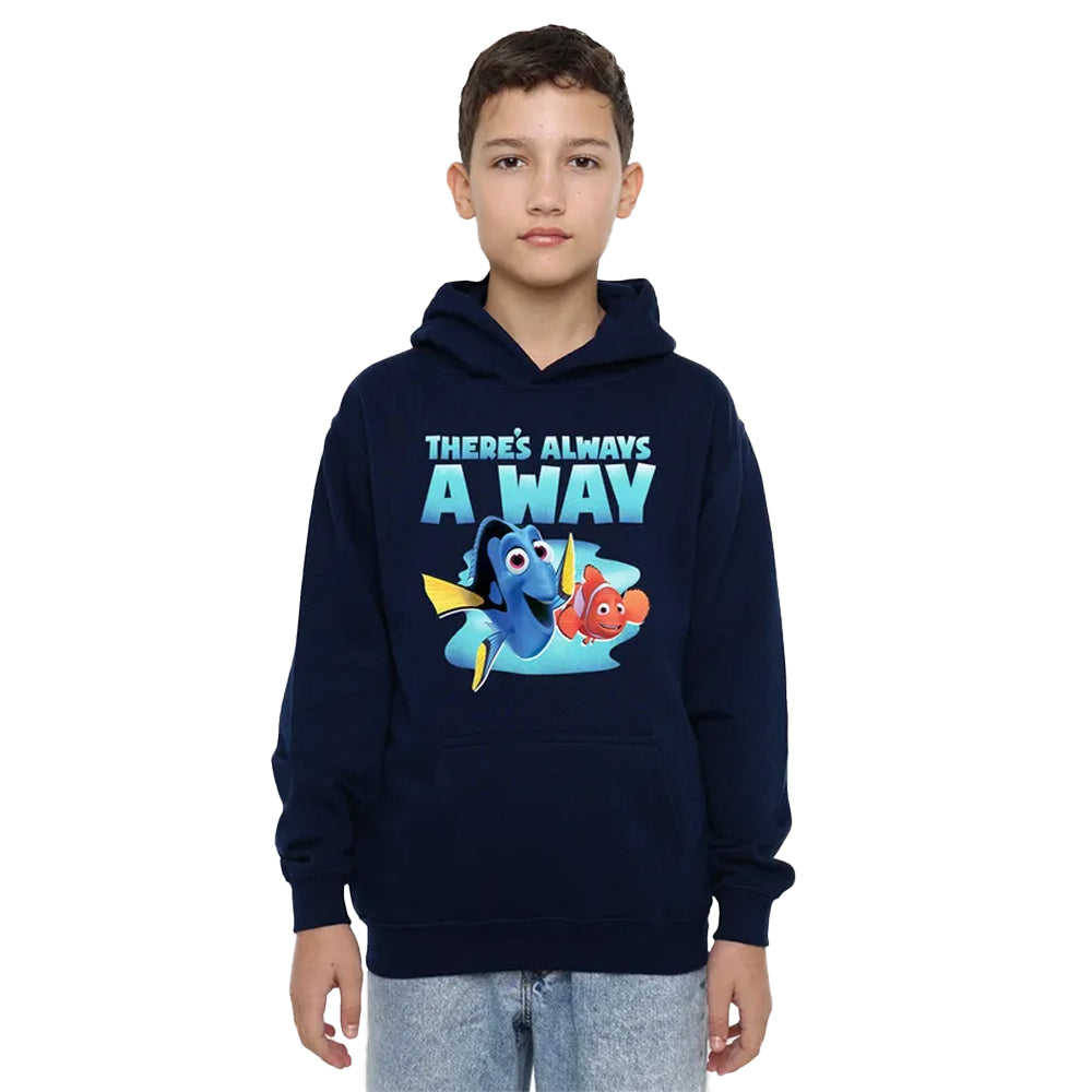 Navy - Lifestyle - Finding Nemo Childrens-Kids There´s Always A Way Dory Nemo Hoodie