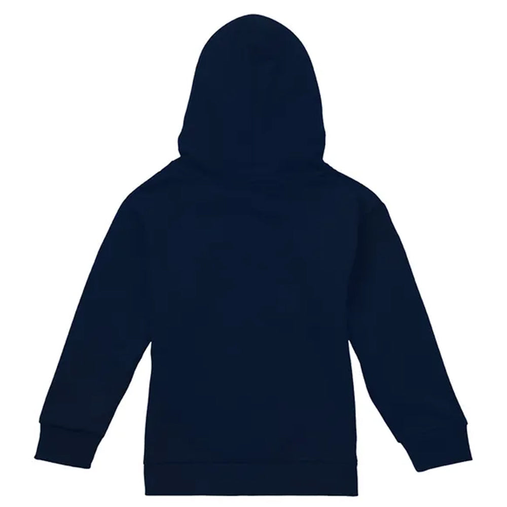 Navy - Back - Captain America Childrens-Kids Drip Shield Pull Over Hoodie