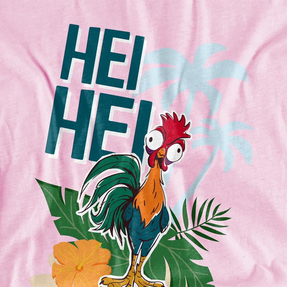 Light Pink - Side - Moana 2 Childrens-Kids Hei Hei Island Pullover Hoodie