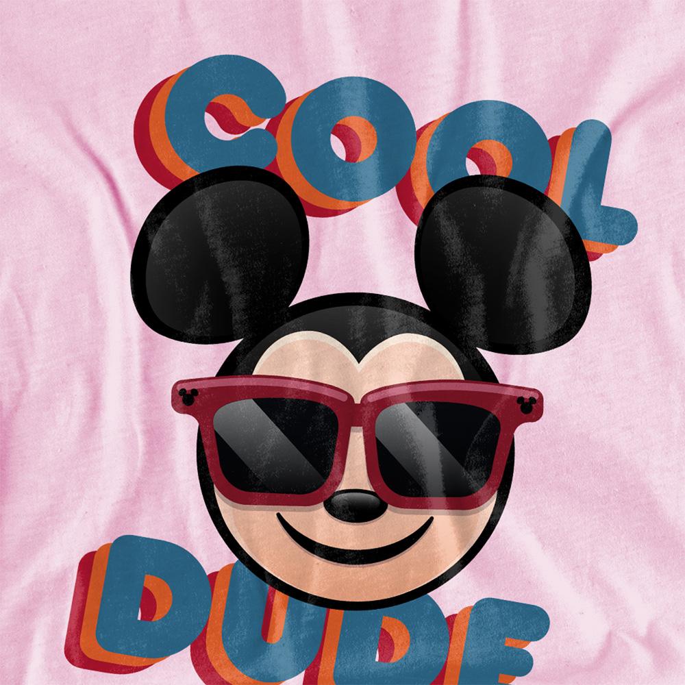 Light Pink - Side - Disney Childrens-Kids Cool Dude Mickey Mouse Hoodie