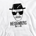 White - Side - Breaking Bad Unisex Adult Heisenberg Hoodie
