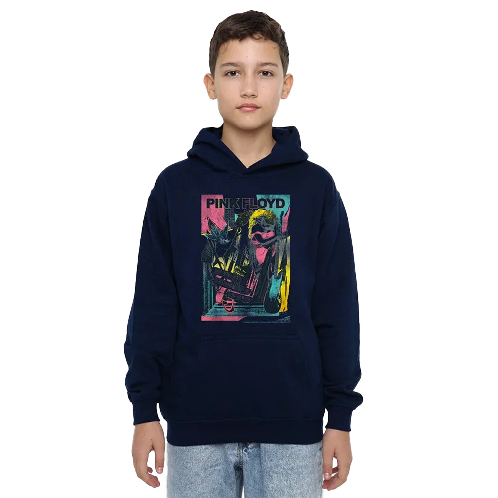Navy - Lifestyle - Pink Floyd Childrens-Kids Knebworth Hoodie