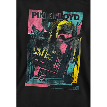 Black - Side - Pink Floyd Childrens-Kids Knebworth Hoodie