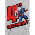 Athletic Heather - Side - Captain America Childrens-Kids 4th Birthday Heather Pull Over Hoodie