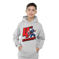 Athletic Heather - Lifestyle - Captain America Childrens-Kids 4th Birthday Heather Pull Over Hoodie
