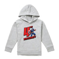 Athletic Heather - Front - Captain America Childrens-Kids 4th Birthday Heather Pull Over Hoodie