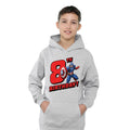 Athletic Heather - Lifestyle - Captain America Childrens-Kids 8th Birthday Heather Pull Over Hoodie