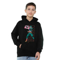 Black - Lifestyle - Captain America Childrens-Kids Emerge Pull Over Hoodie