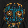 Black - Pack Shot - Coco Childrens-Kids Colorful Day Of The Dead Skull Miguel Dante Hoodie