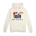 Stone - Front - Friends Womens-Ladies Cut Out Hoodie