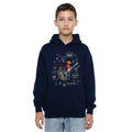 Navy - Side - Coco Childrens-Kids Miguel Dante Movie Quotes And Colourful Doodles Hoodie