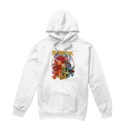 White - Front - Fraggle Rock Unisex Adult Group Hug Hoodie