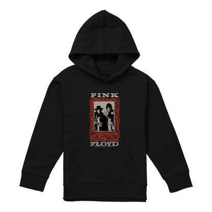 Athletic Heather - Front - Pink Childrens-Kids Point Me At The Sky Frame Heather Hoodie