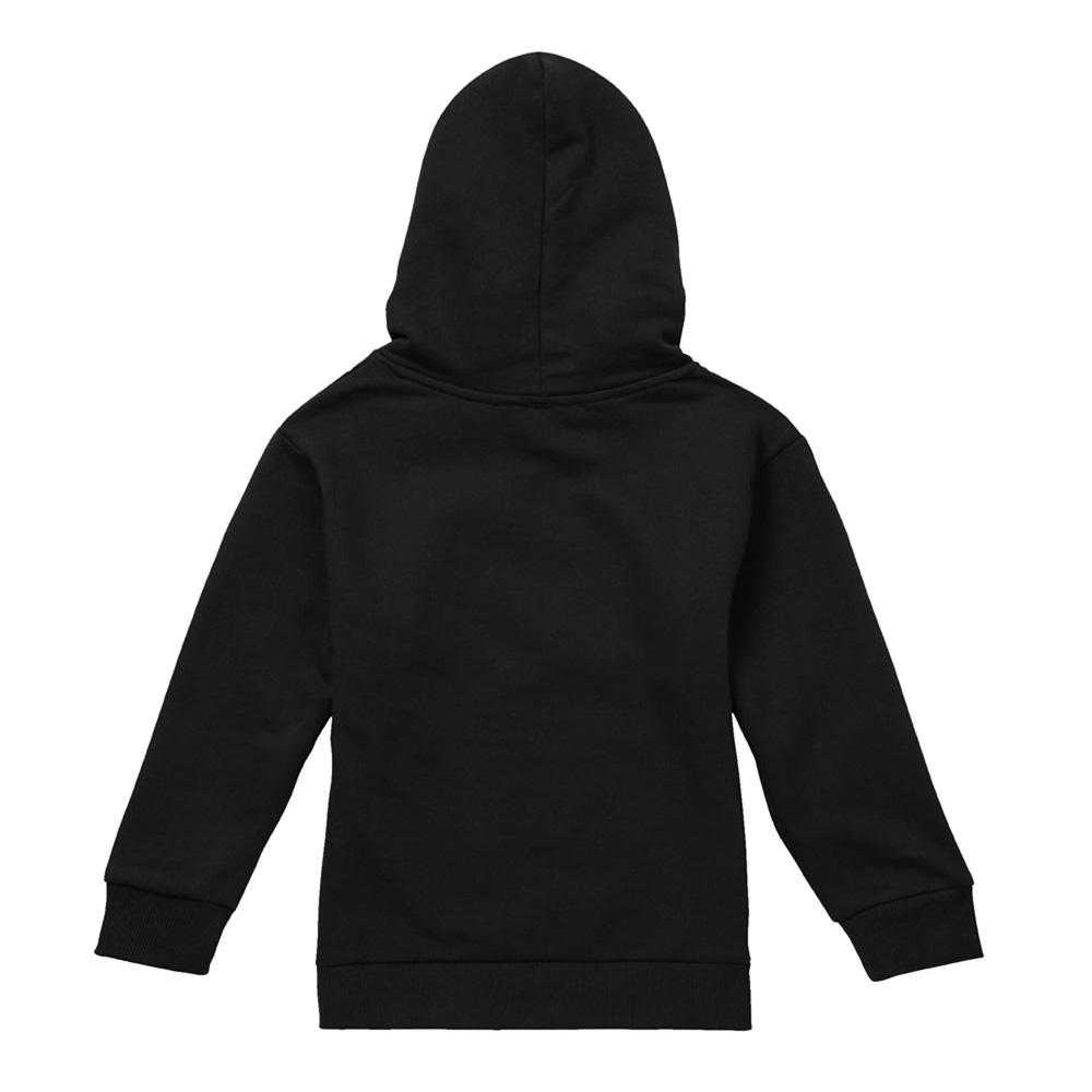 Black - Back - Captain America Childrens-Kids Red Hulk Shield Pull Over Hoodie