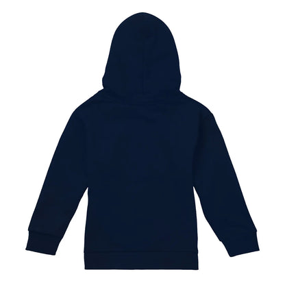Navy - Back - Captain America Childrens-Kids Drip Shield Pull Over Hoodie